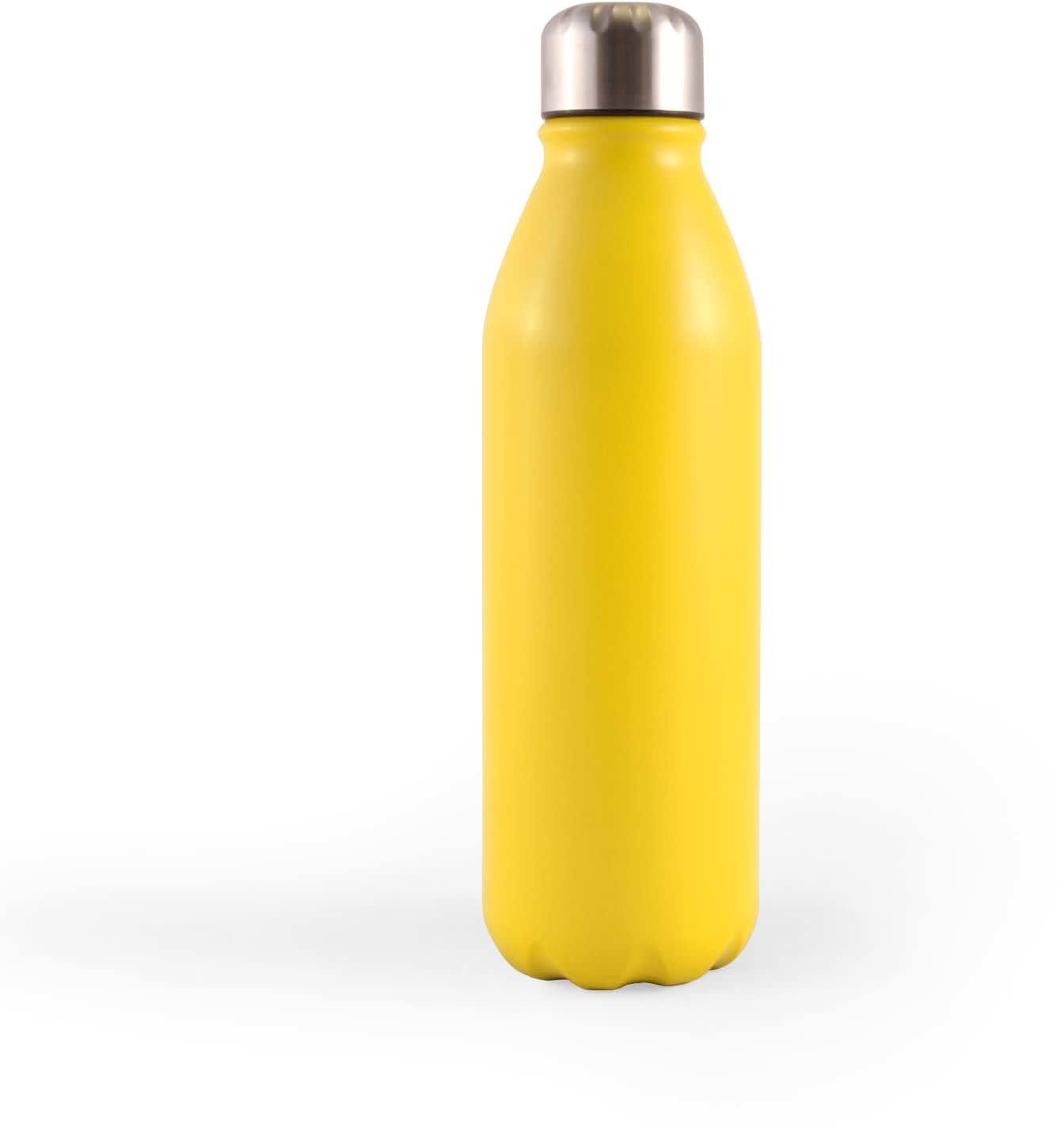 Yellow Soda Aluminium Drink Bottle