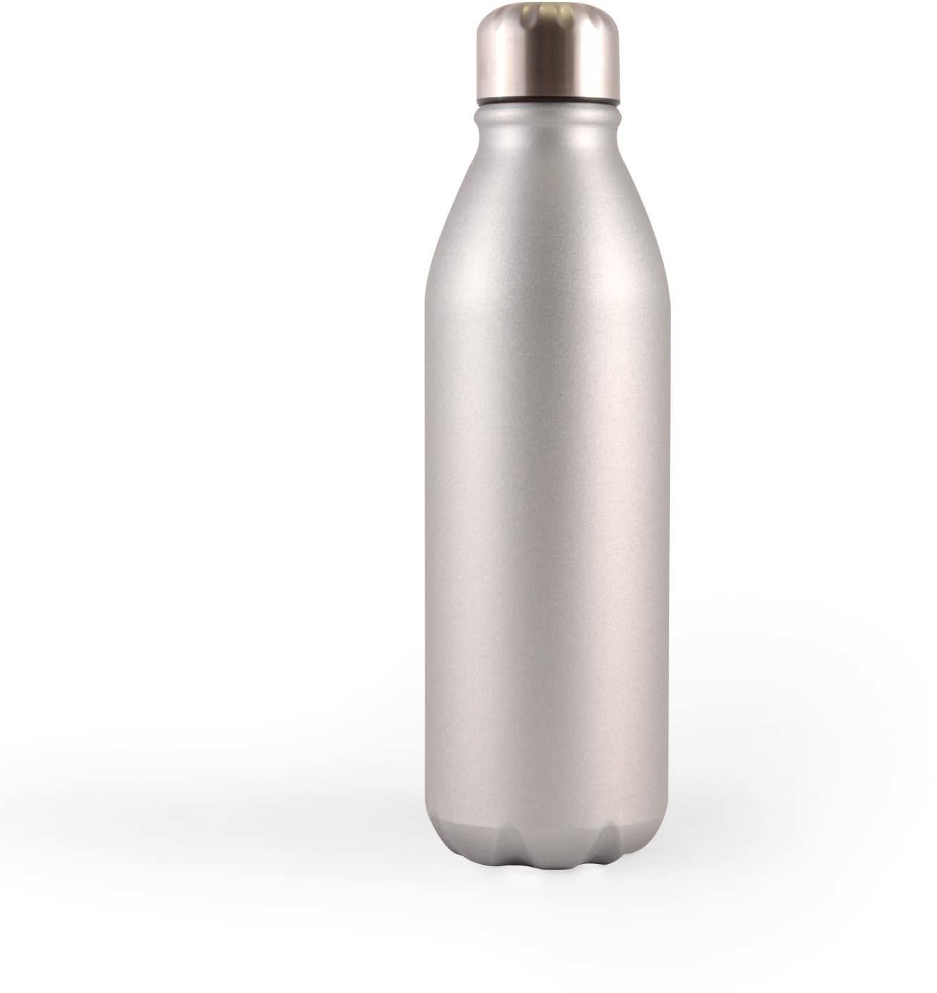 Silver Soda Aluminium Drink Bottle