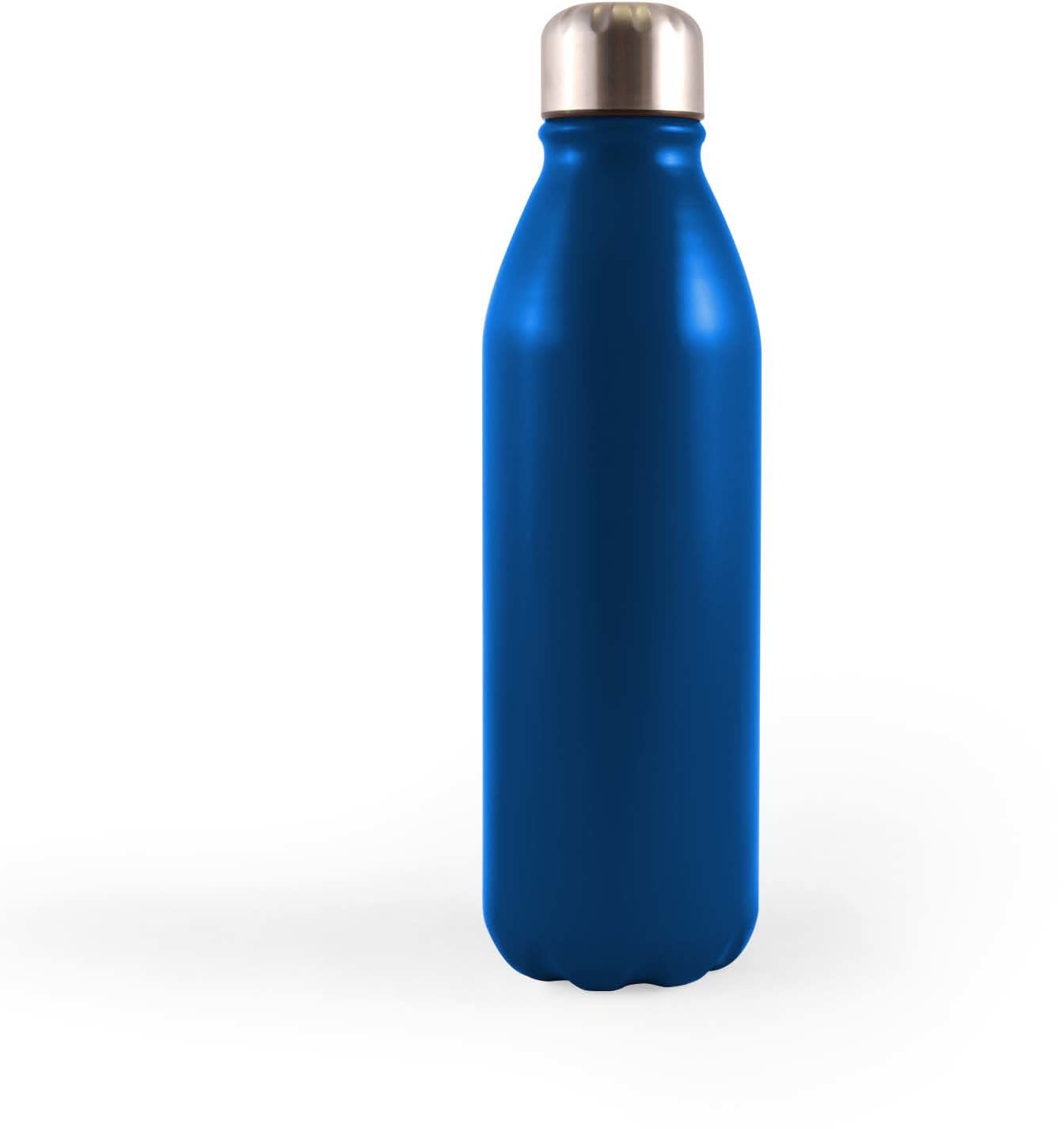 Navy Blue Soda Aluminium Drink Bottle