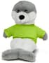 Bright Green Seal Plush Toy