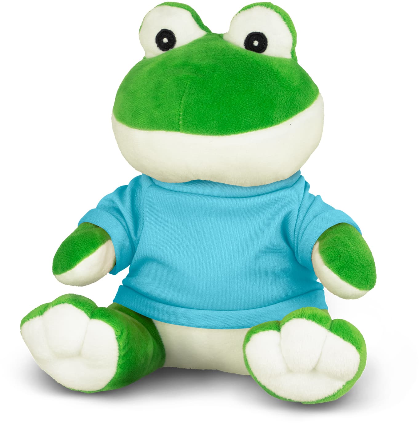 Light Blue Frog Plush Toy