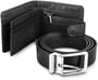 Black Pierre Cardin Leather Wallet  Belt Gift Set