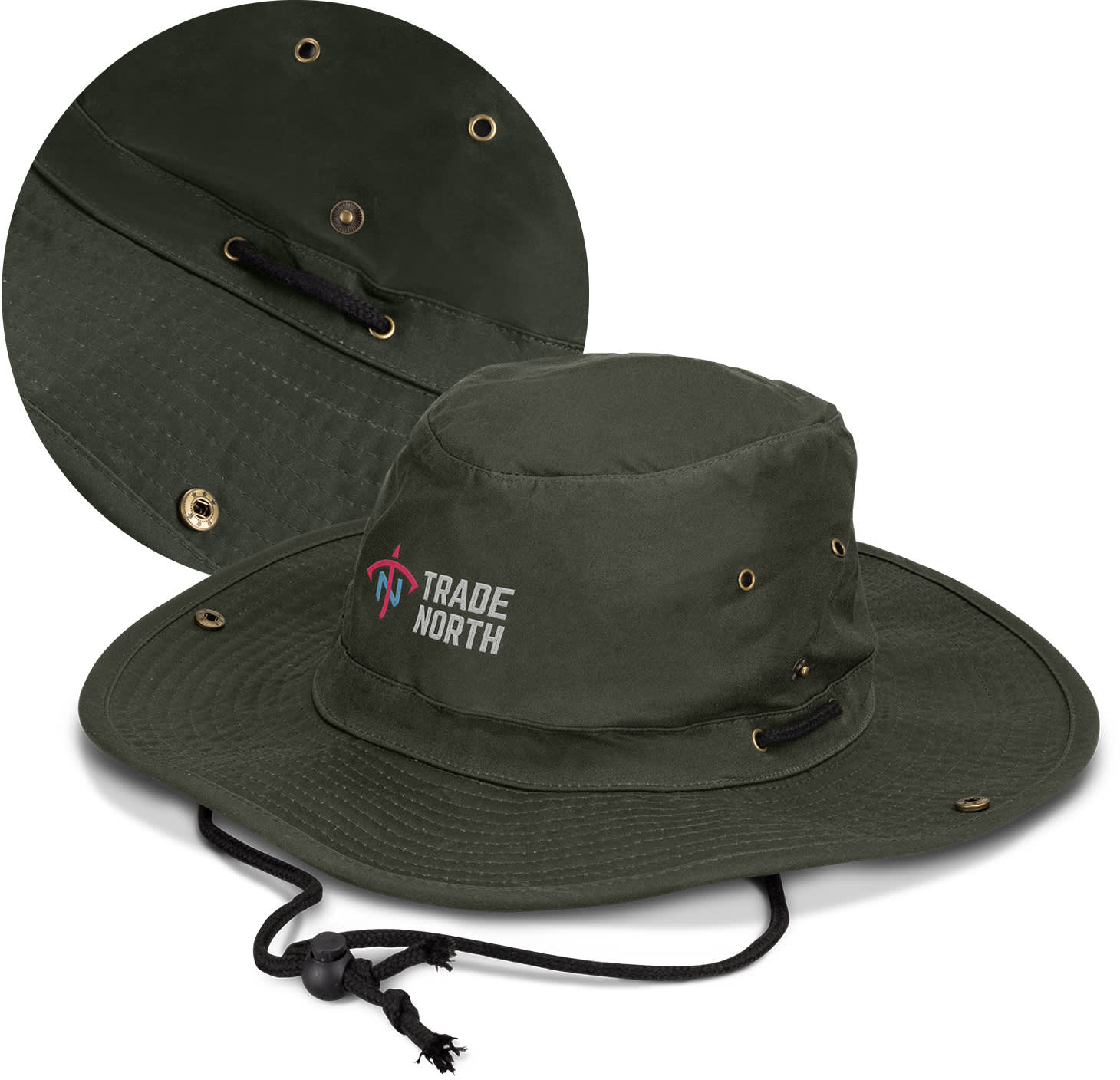 Oilskin Wide Brim Hat