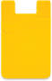 Yellow Dual Silicone Phone Wallet - Full Colour