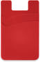 Red Dual Silicone Phone Wallet - Full Colour