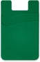 Dark Green Dual Silicone Phone Wallet - Full Colour