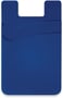 Dark Blue Dual Silicone Phone Wallet - Full Colour