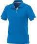 Olympic Blue/White Kiso Short Sleeve Polo - Womens