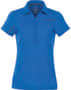 Olympic Blue/Steel Grey Wilcox Short Sleeve Polo - Womens