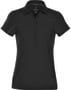 Black/Steel Grey Wilcox Short Sleeve Polo - Womens