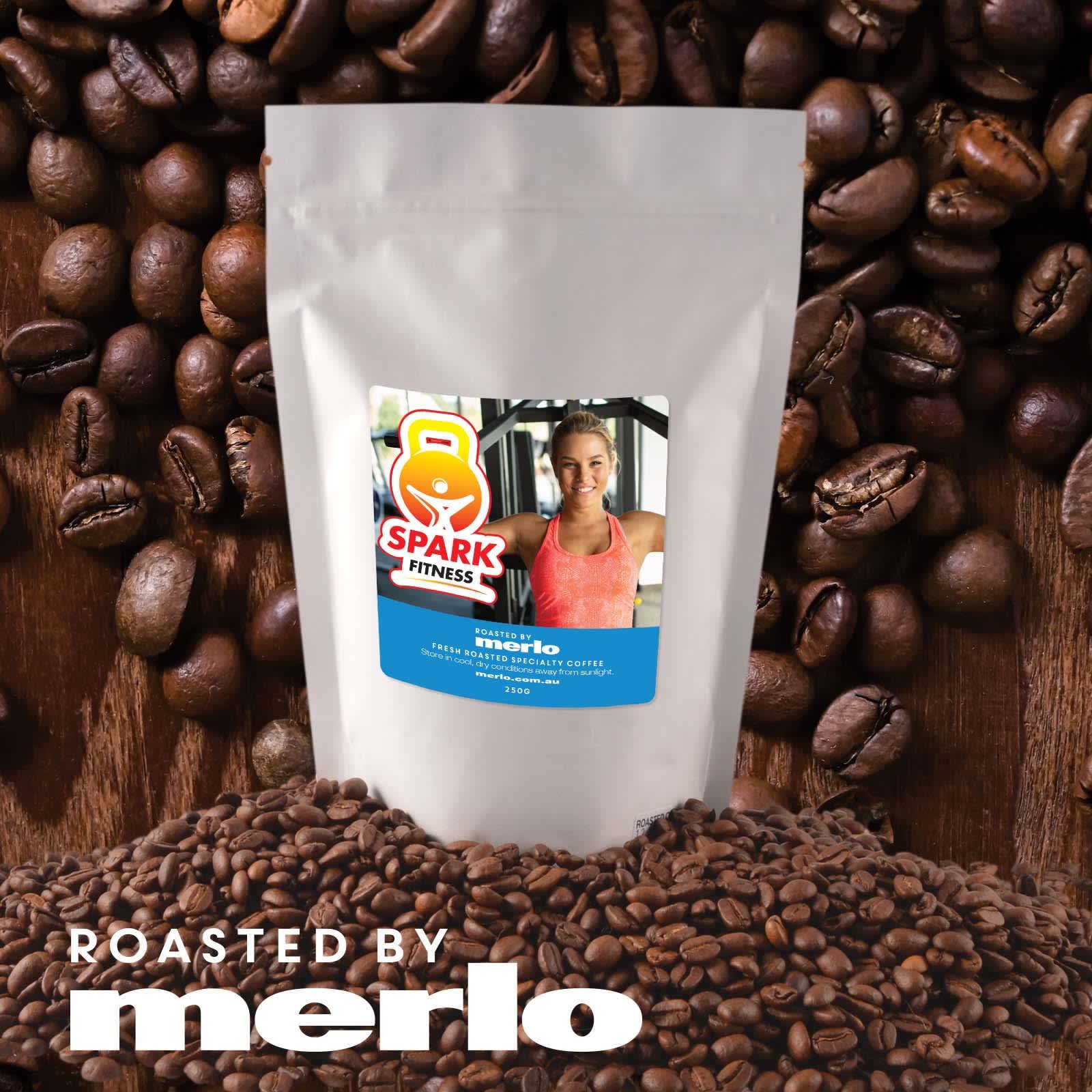 Full Colour Merlo Espresso 250g Blend Coffee Beans