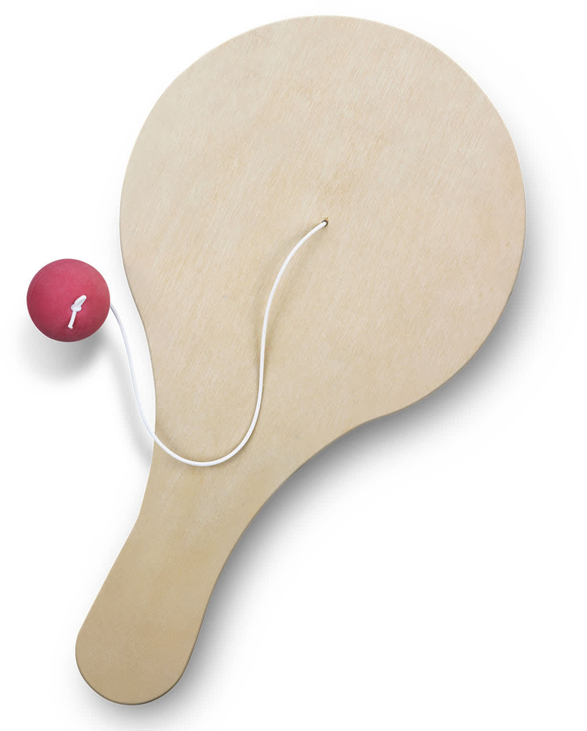 Natural Solo Paddle Ball Game