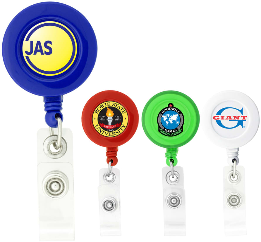 Epoxy Dome Retractable Badge Reels