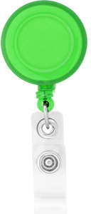 Round Retractable Badge Holder