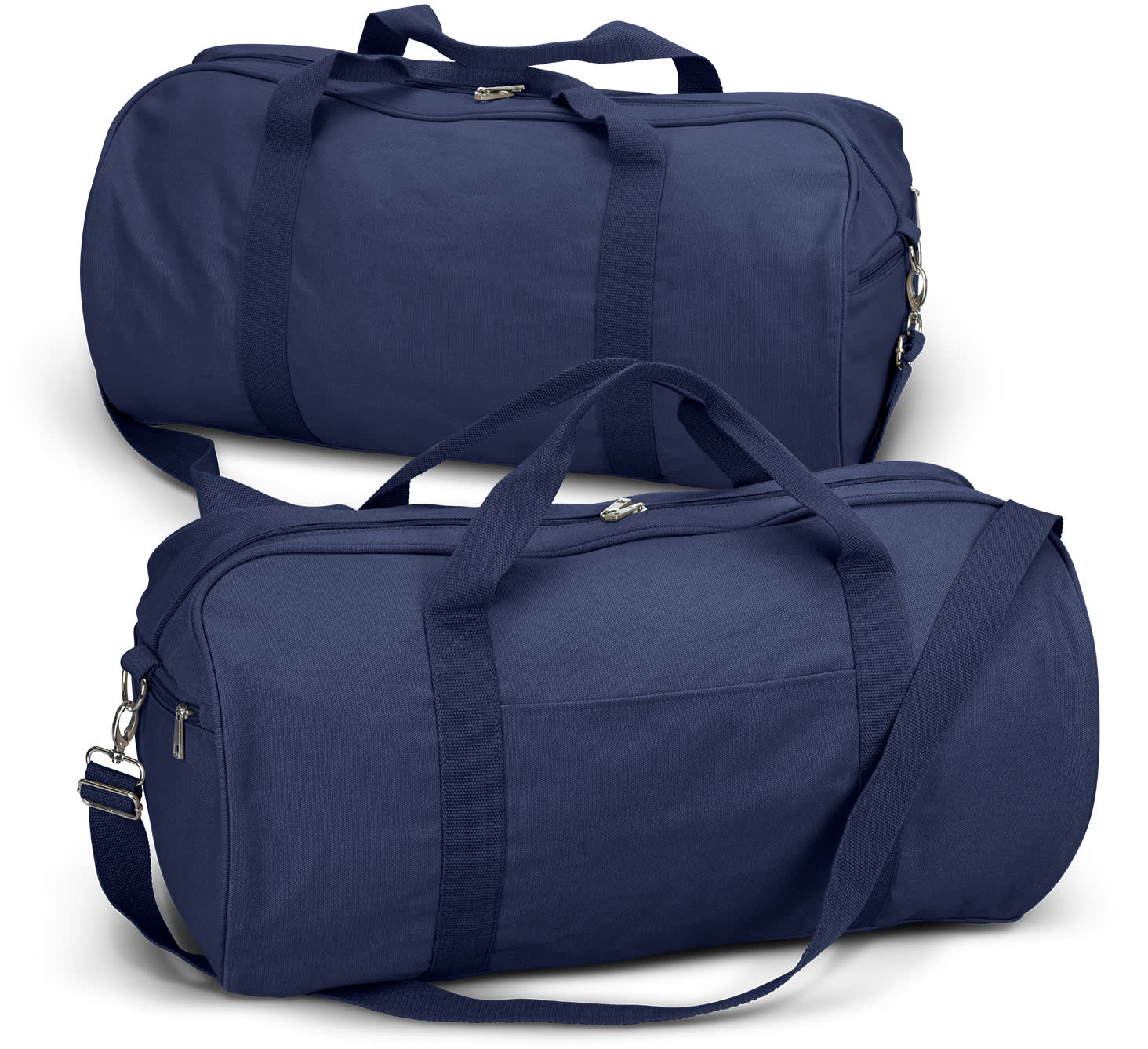 Navy Canvas Duffle Bag