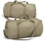 Beige Canvas Duffle Bag