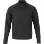 Black Crane Knit Half Zip - Mens