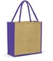 Purple Monza Jute Bag