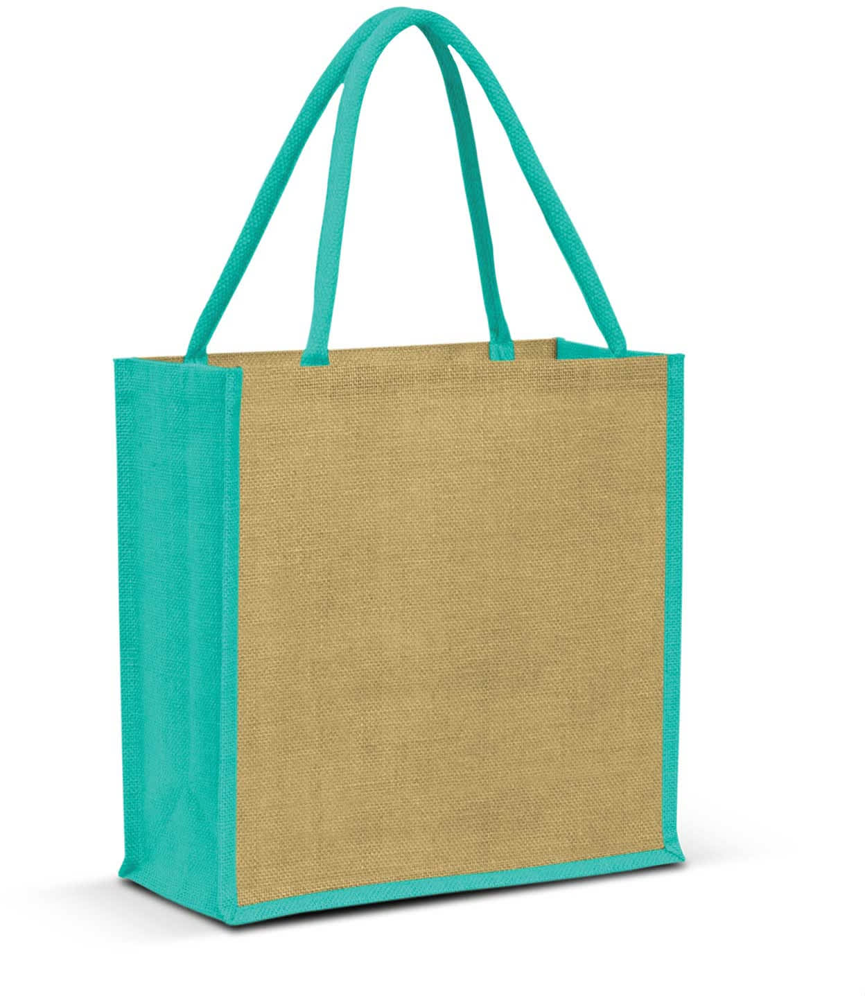 Teal Monza Jute Bag