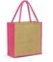 Pink Monza Jute Bag