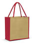 Red Monza Jute Bag