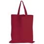 Maroon Coloured Cotton Short Handle Totes