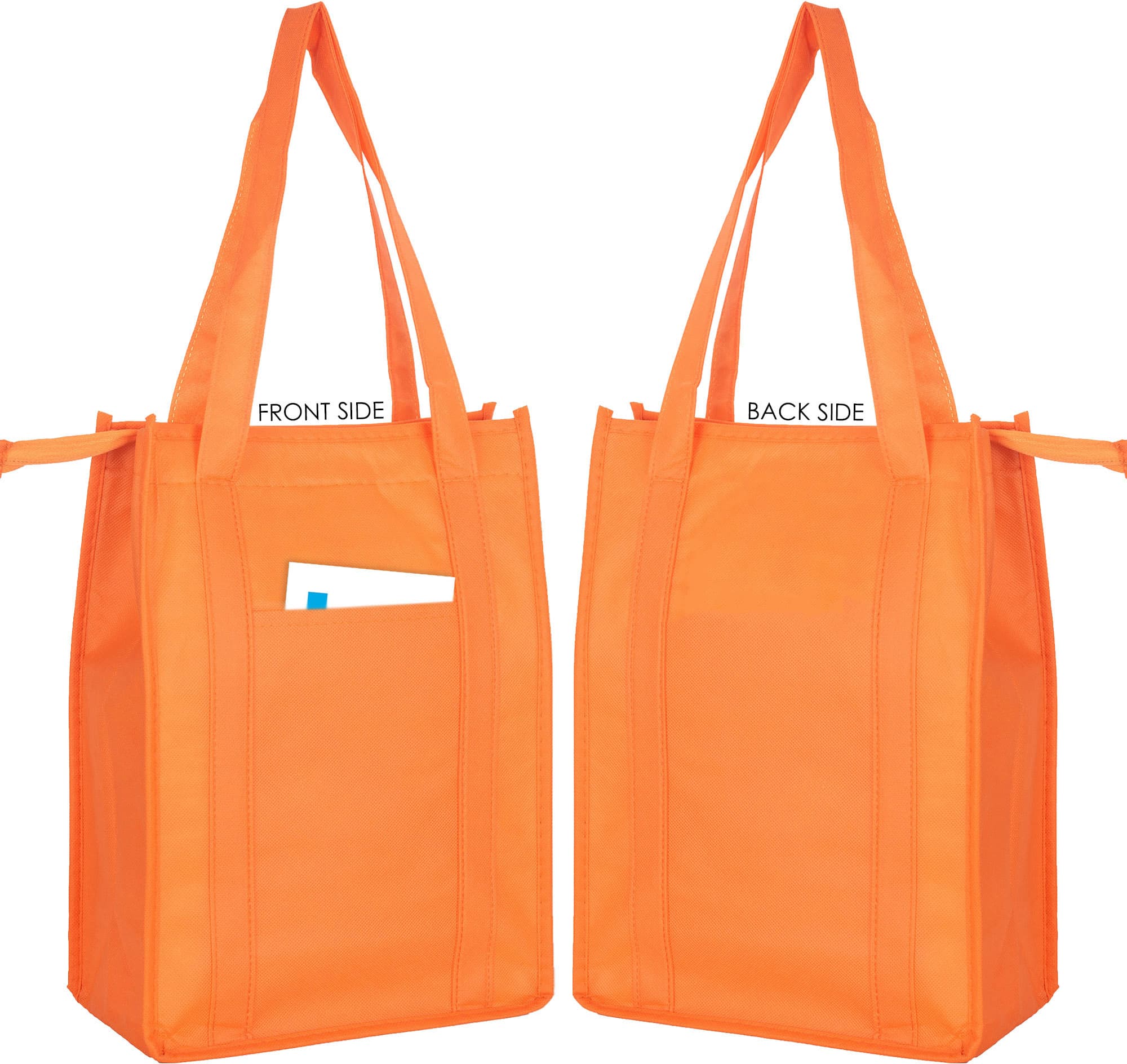 Non Woven Cooler Bag With Top Zip Closure