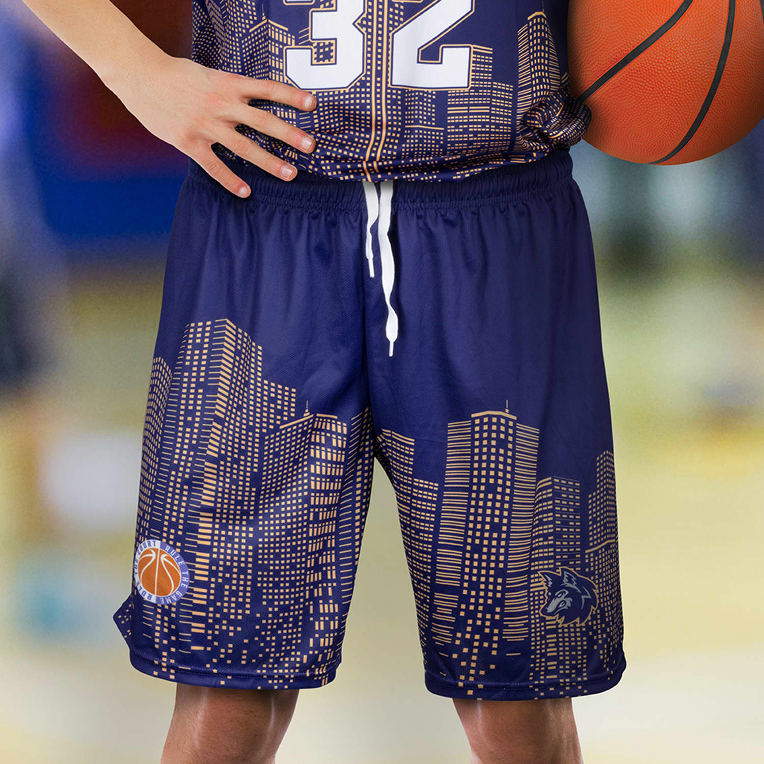 Full Colour Custom Mens Basketball Shorts