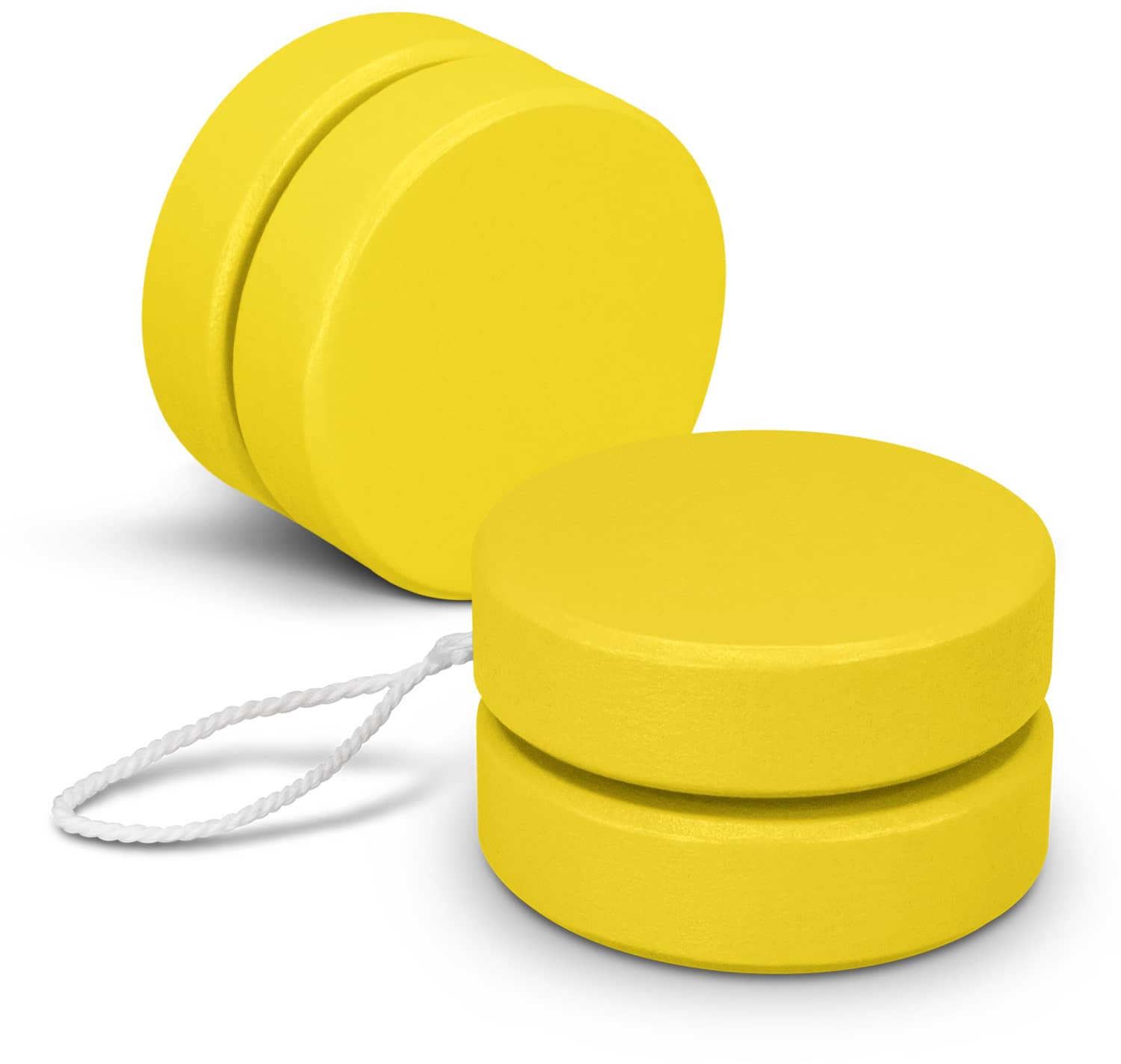 Yellow Jester Wooden Yoyo