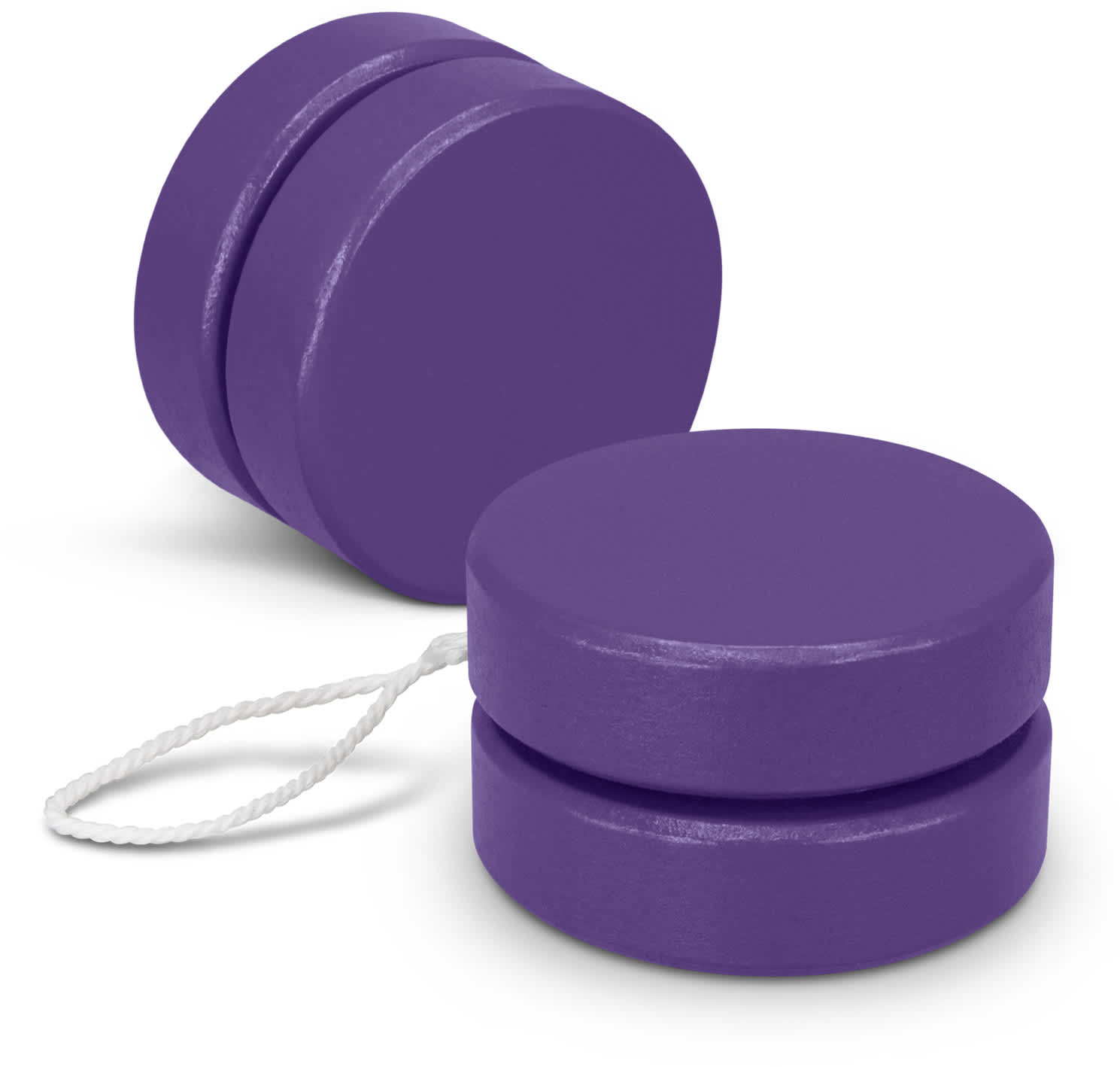 Purple Jester Wooden Yoyo