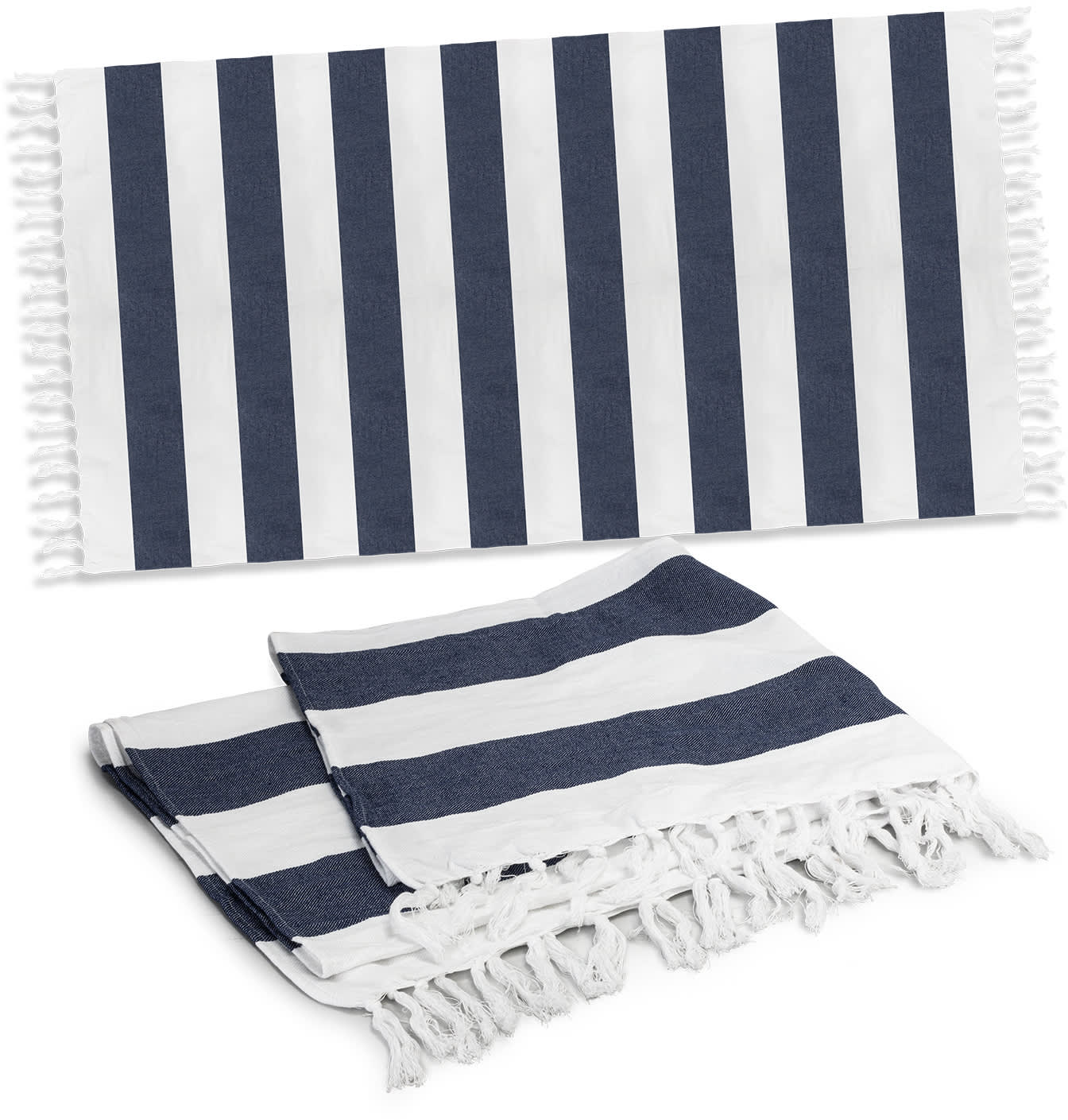 Navy Okana Cotton Towel