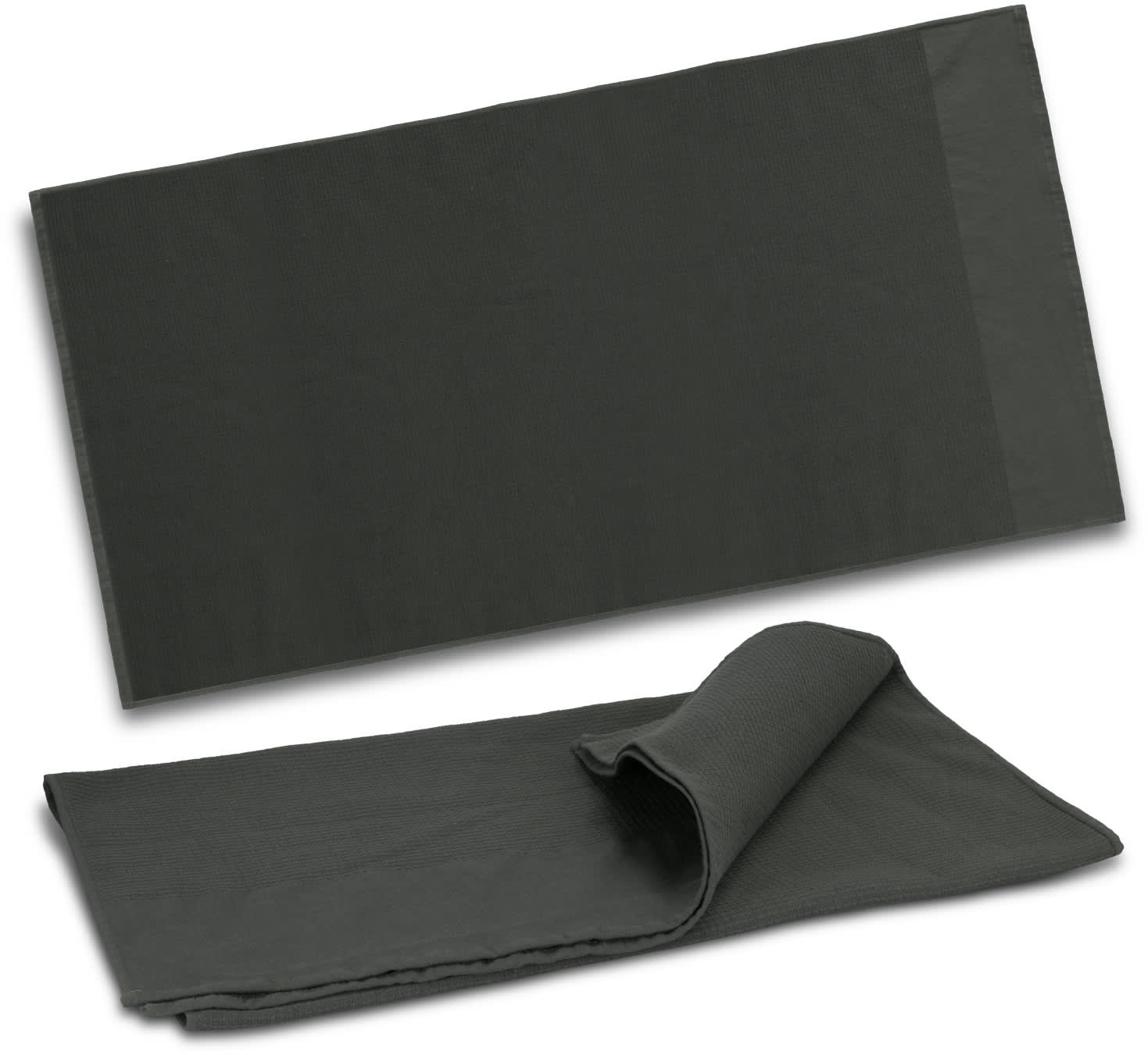 Charcoal Rochester Waffle Towel