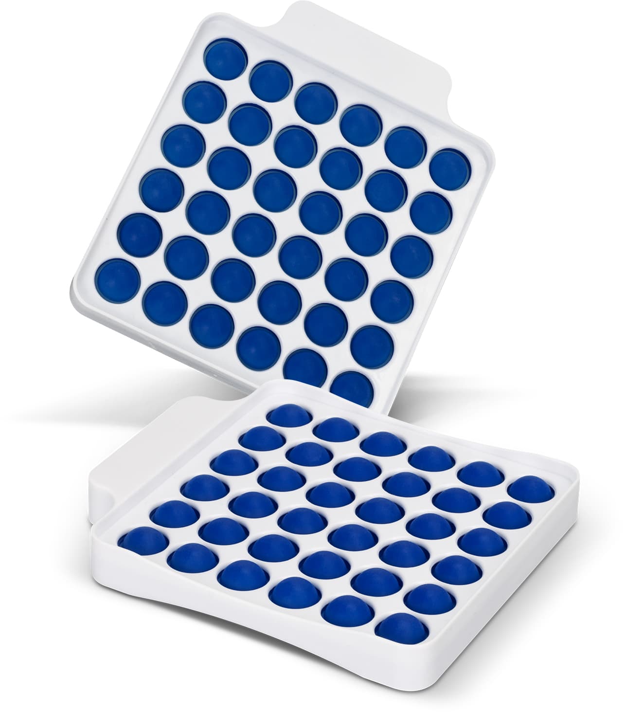 White/Blue Fidget Popper Board - Square