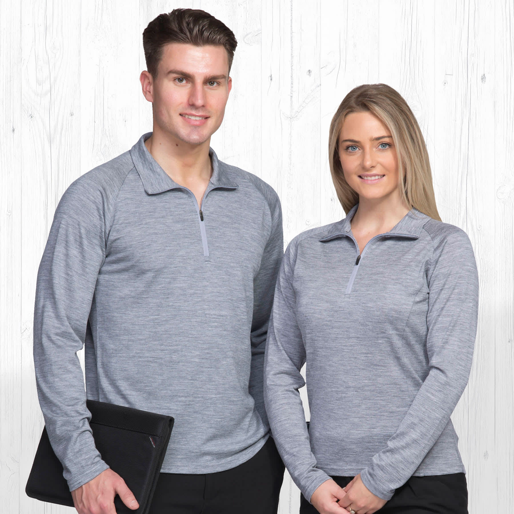 Merino Zip Pullover - Mens