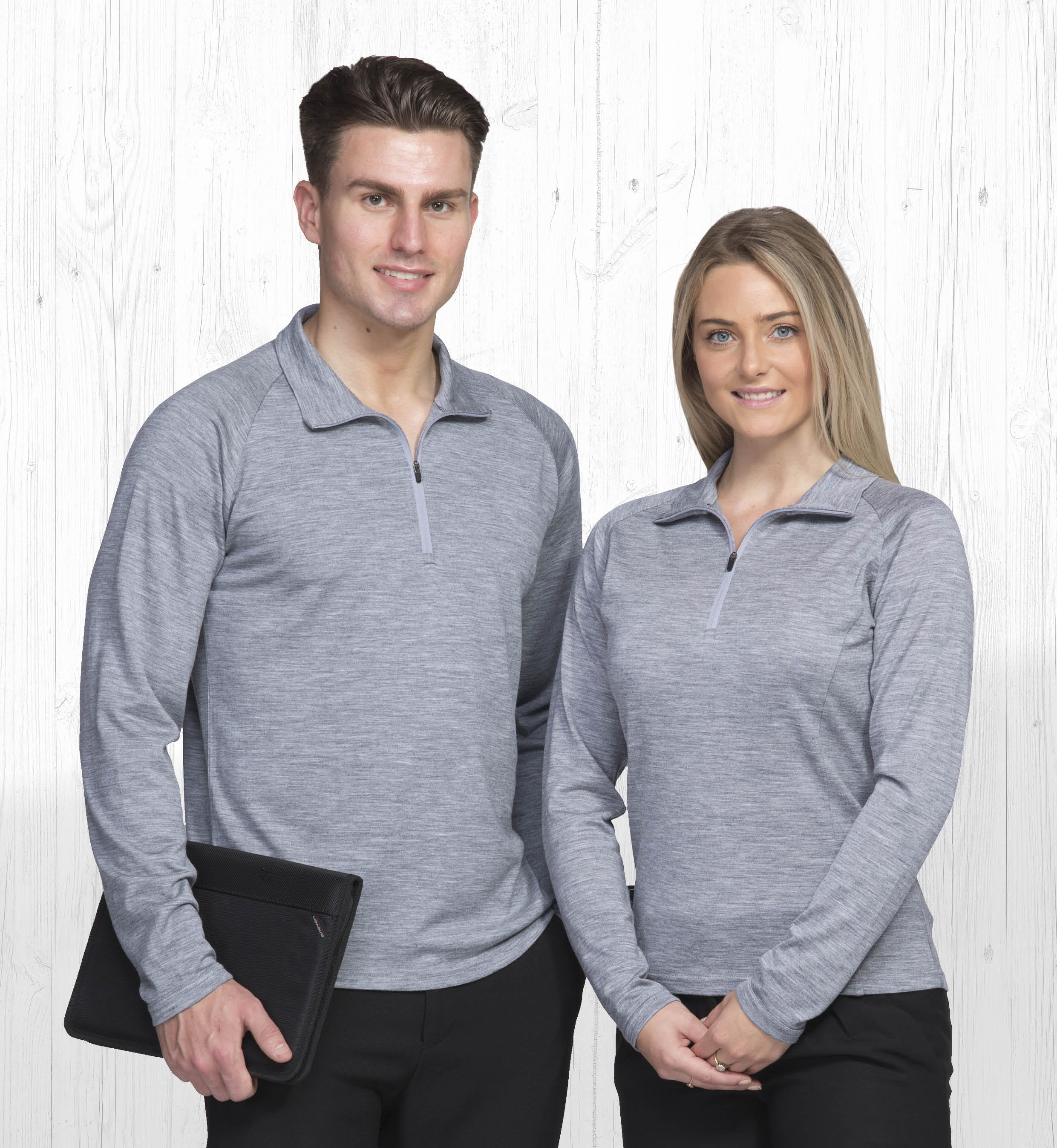 Merino Zip Pullover - Womens