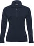 Navy Merino Zip Pullover - Womens