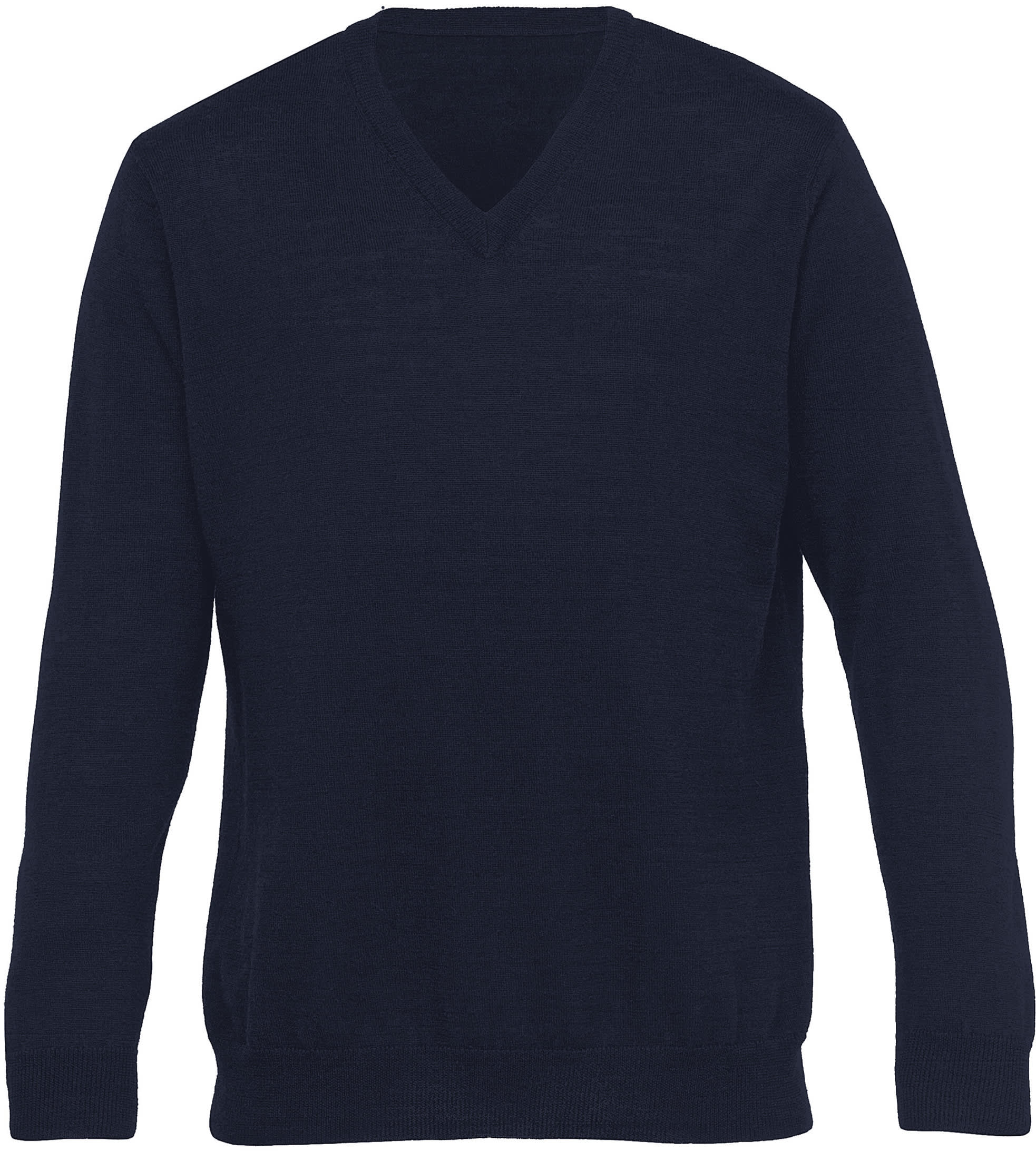 Merino Detailed Vee Pullover - Mens