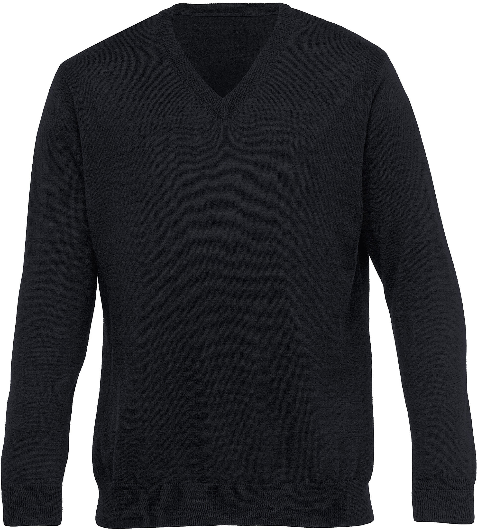 Merino Detailed Vee Pullover - Mens