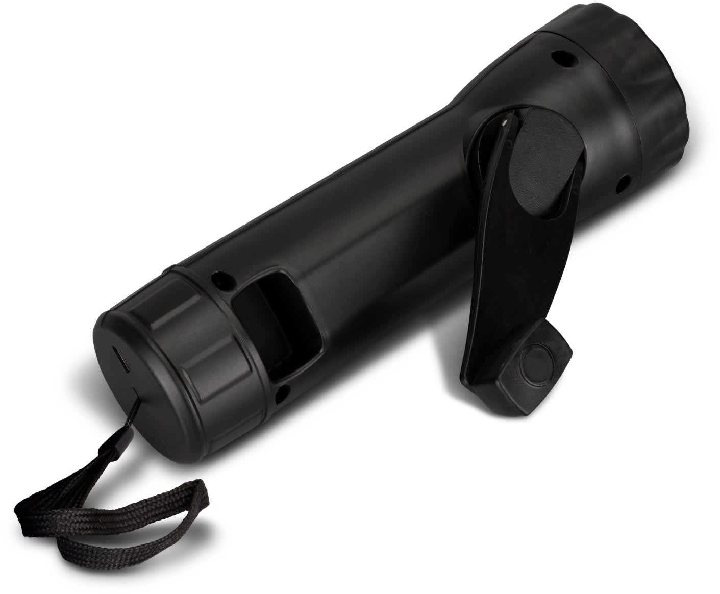 Black Dynamo Rechargeable Torch