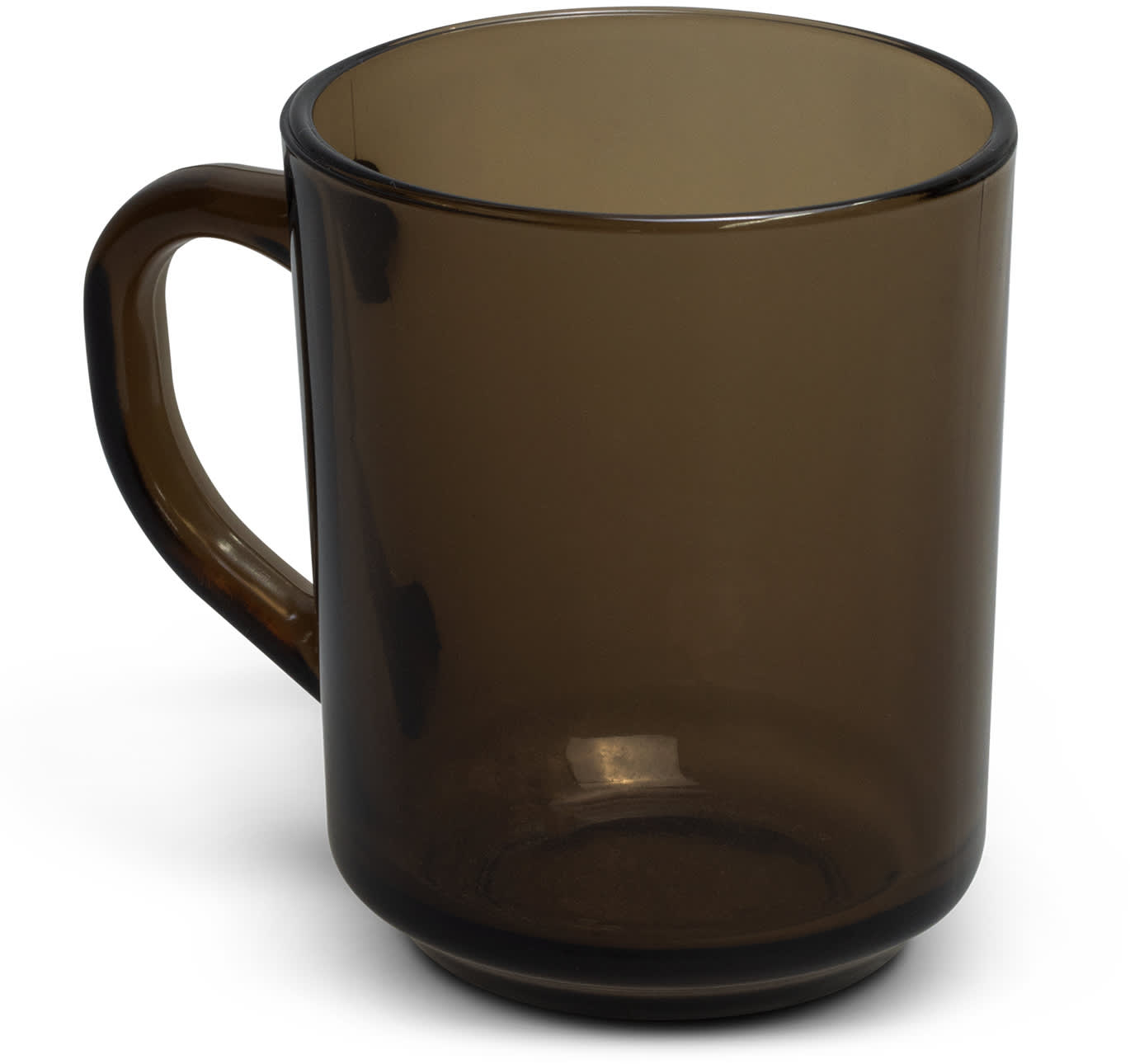 Brown Classic Fume Glass Mug