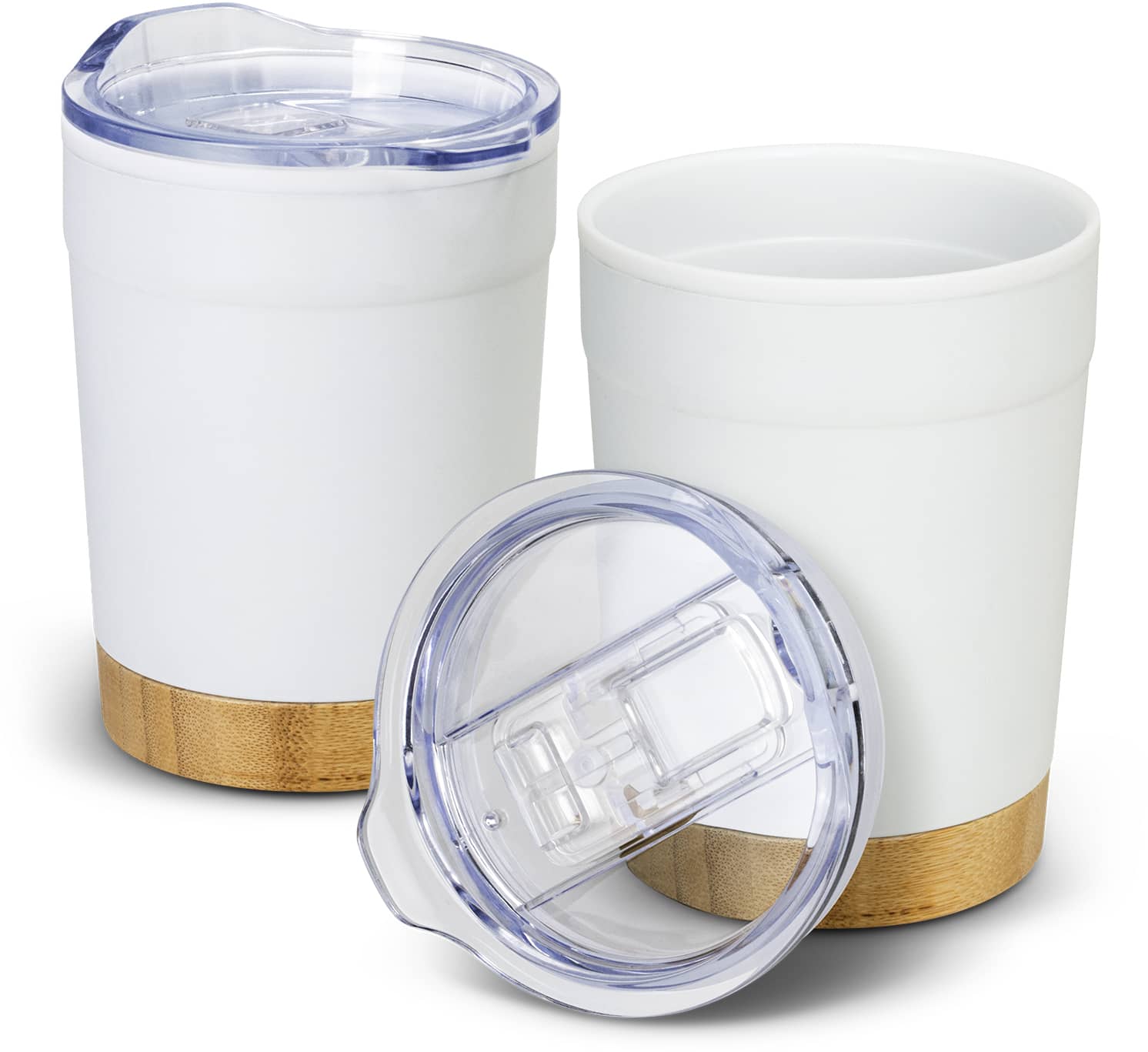 White Valetta Double Wall Cup