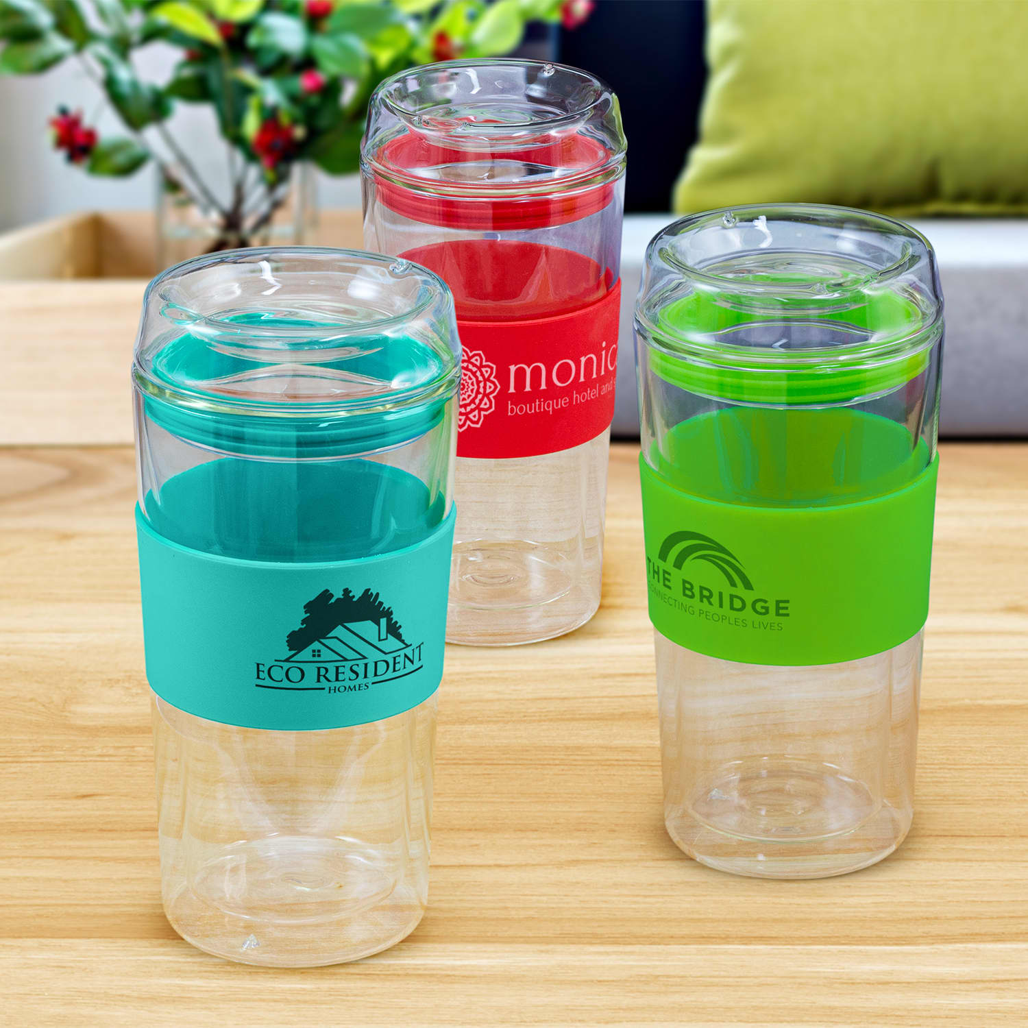 350ml Double Wall Glass Cup