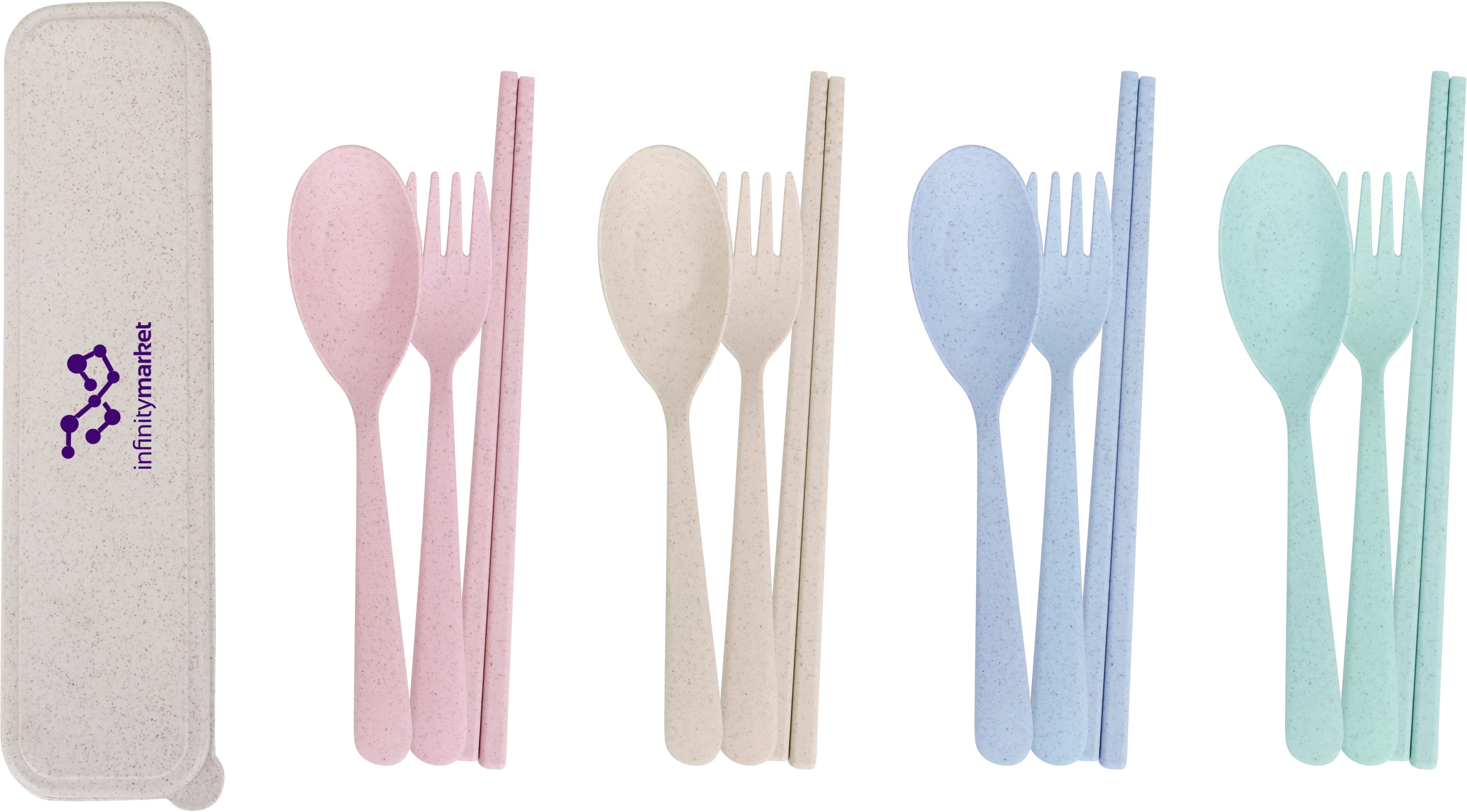 Wheat Straw Eco Cutlery Utensil Set