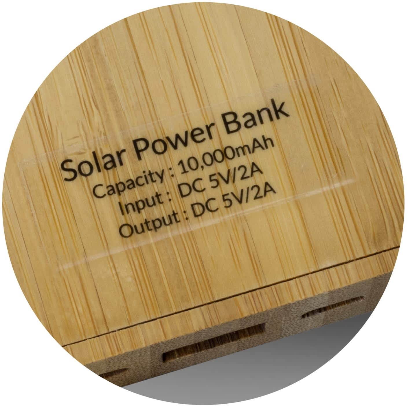 Bamboo Solar Power Bank