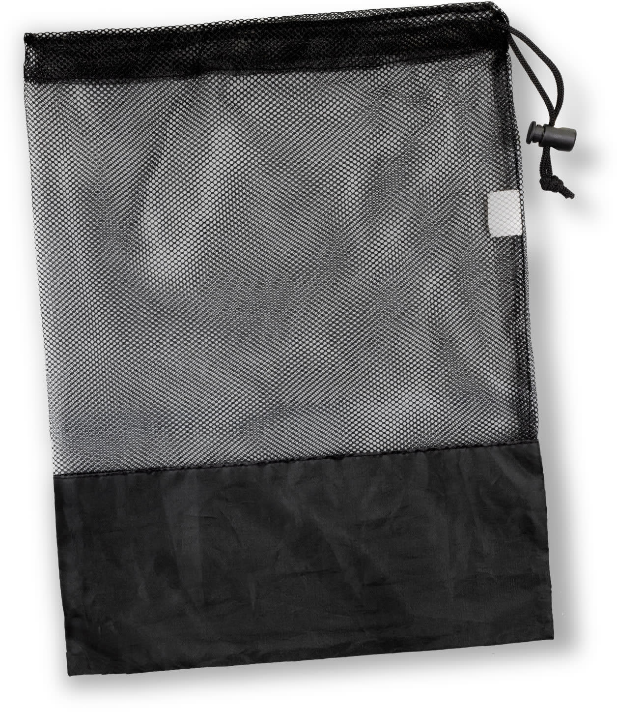 Black Drawstring Mesh Bag