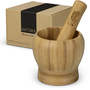 Bamboo Mortar and Pestle