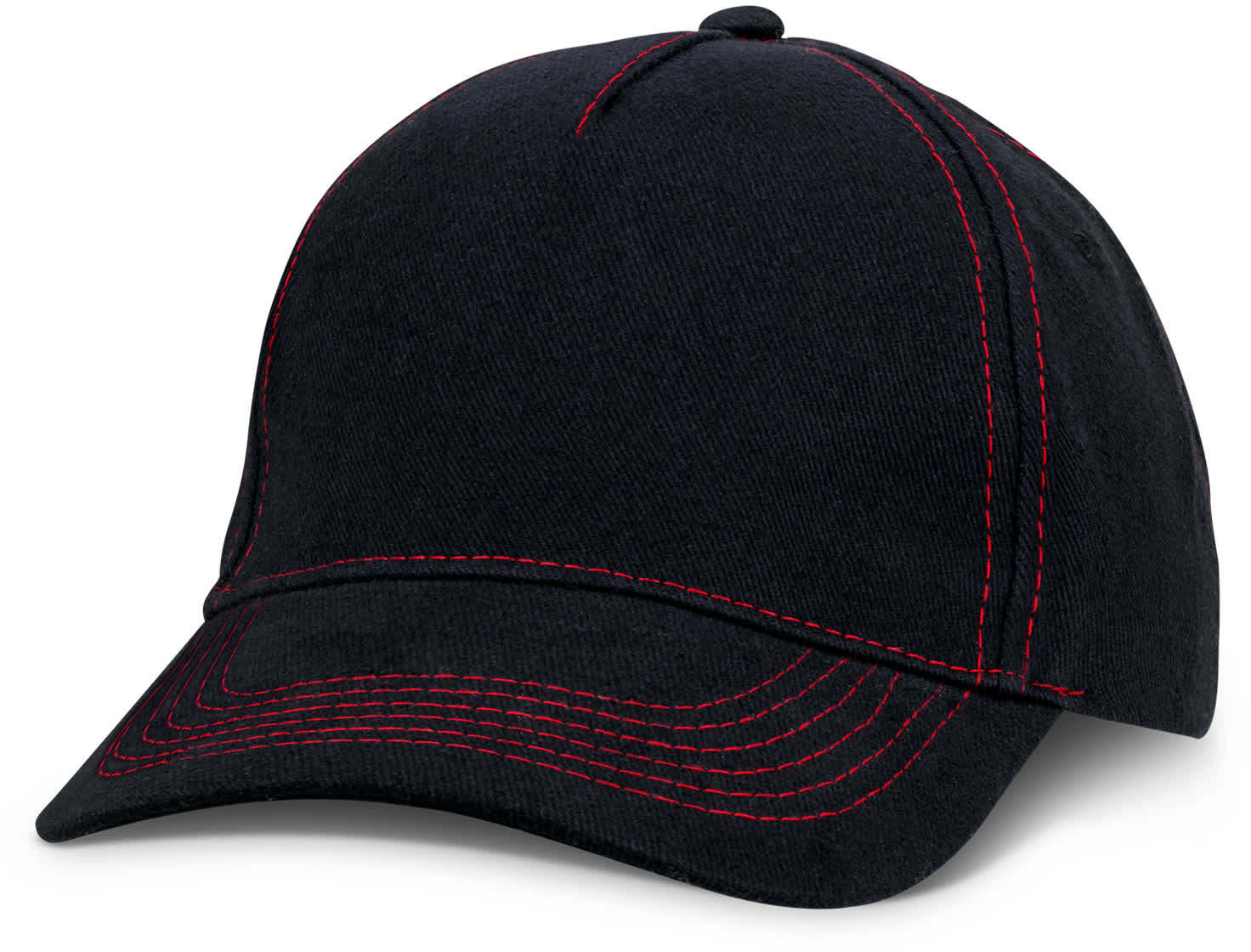 Black/Red Raven Cap