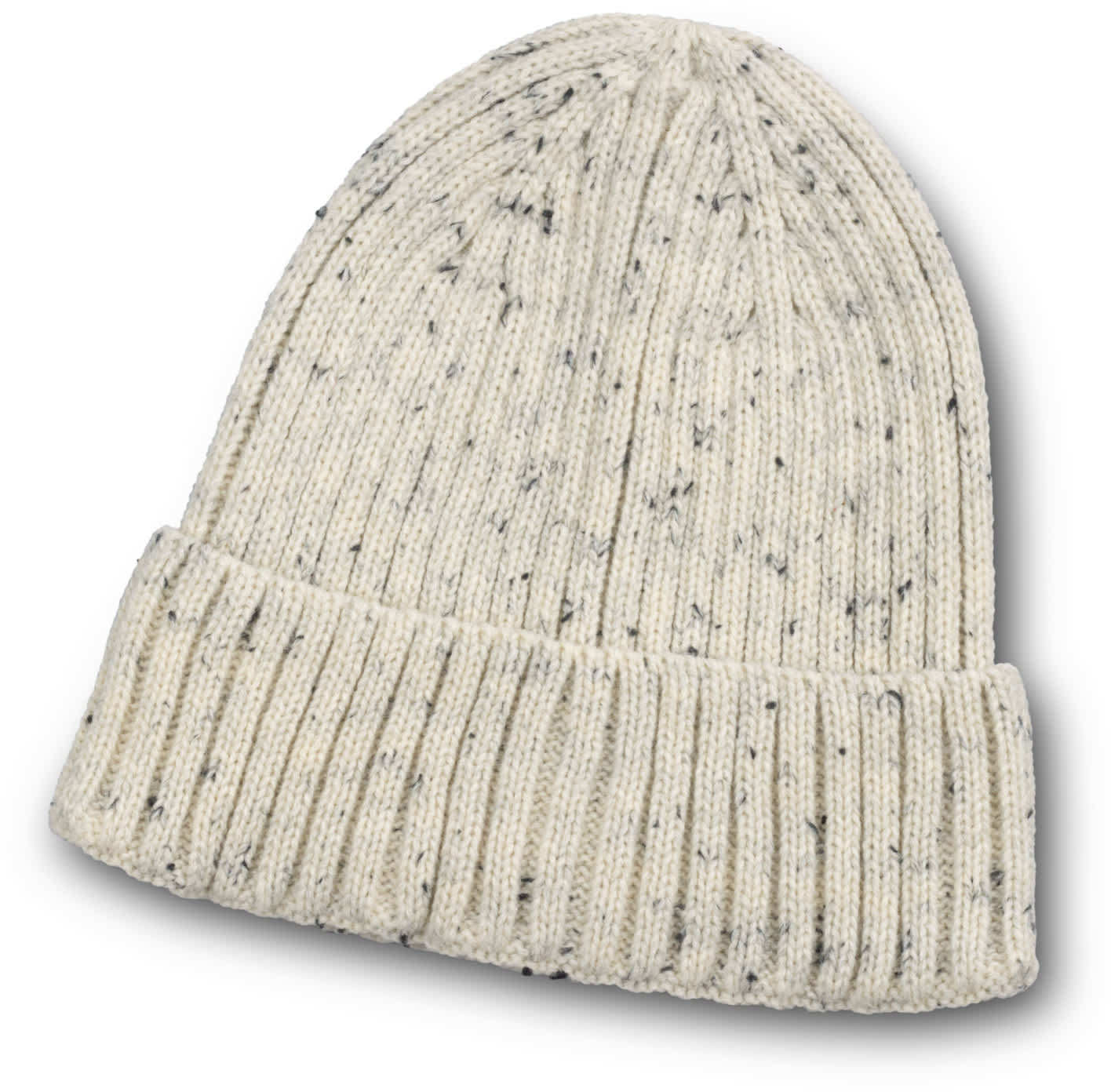 Ecru Snowflake Beanie