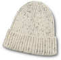 Ecru Snowflake Beanie