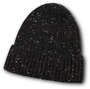 Black Snowflake Beanie